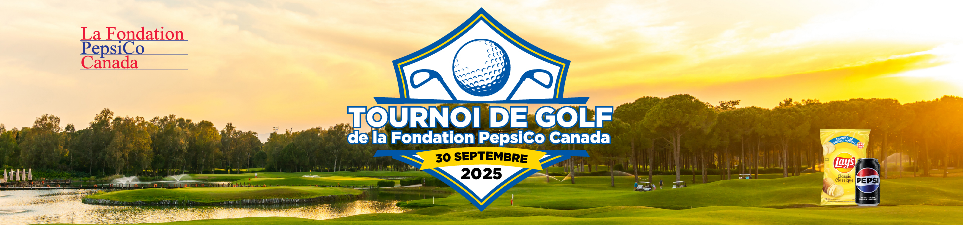 Le tournoi de golf de la Fondation PepsiCo Canada