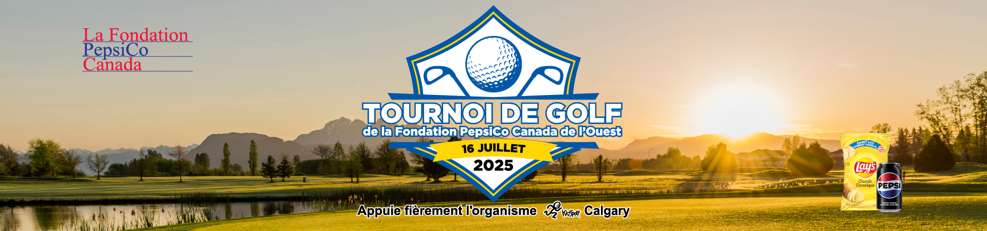 Le tournoi de golf de l’Ouest de la Fondation PepsiCo Canada