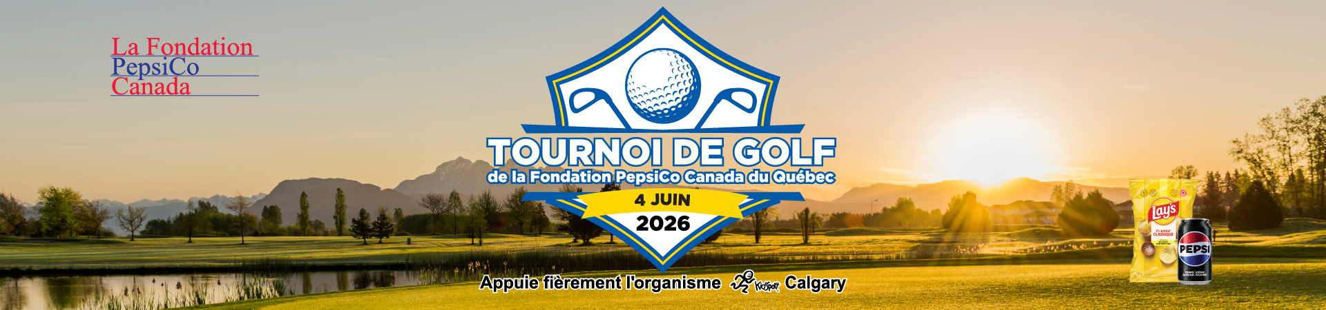 Le tournoi de golf de l'Ouest de la Fondation PepsiCo Canada